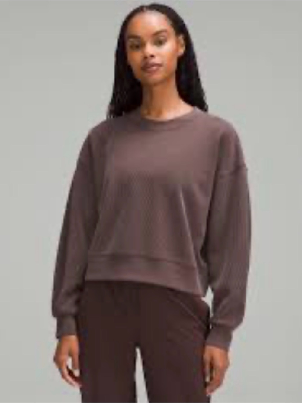 Calia Crewneck Sweater in Dusty Mauve